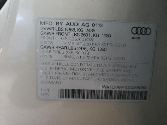 VIN WA1CFAFP1DA059090 2013 Audi Q5, Premium no.12