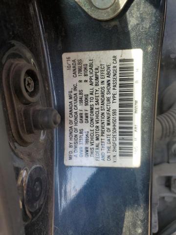 2HGFC2E50HH501593 Honda Civic Lx