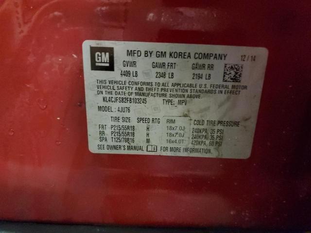 KL4CJFSB2FB103245 Buick Encore Convenience