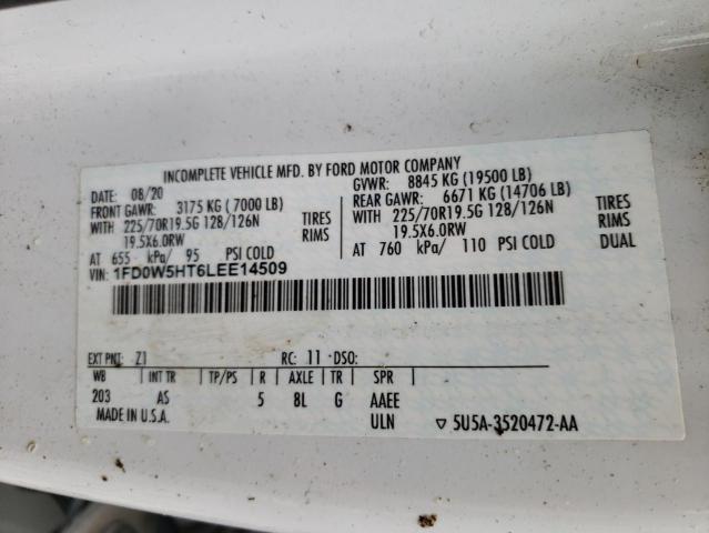 2020 FORD F550 SUPER - 1FD0W5HT6LEE14509