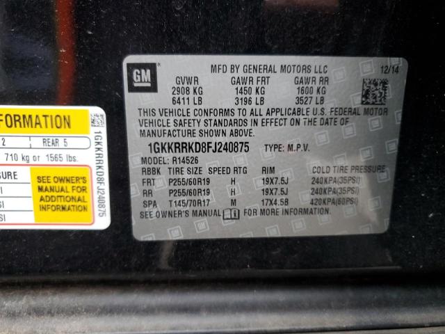 2015 GMC ACADIA 1GKKRRKD8FJ240875