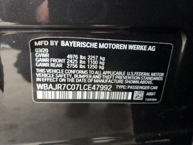 2020 BMW 530 XI - WBAJR7C07LCE47992