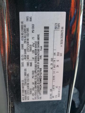 1FT7W2AT6MED12768 FORD F250 2021