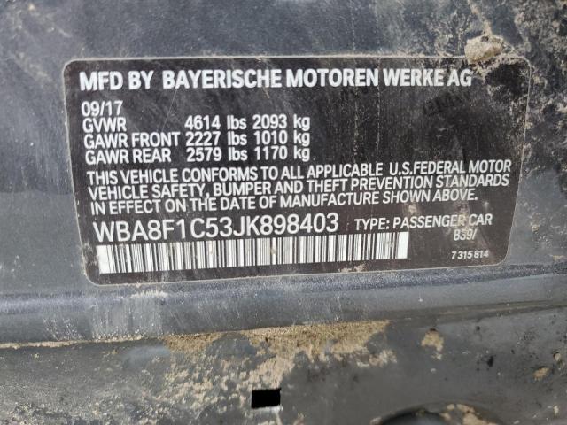 2018 BMW 328 D XDRI - WBA8F1C53JK898403