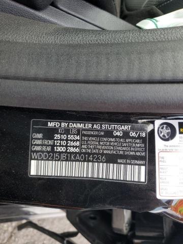 2019 MERCEDES-BENZ CLS 450 - WDD2J5JB1KA014236