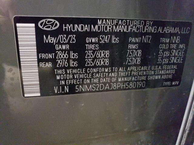 2023 HYUNDAI SANTA FE S - 5NMS2DAJ8PH580190