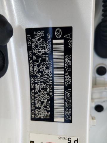 2022 Lexus Ux 250H Base VIN: JTHP9JBH1N2058805 Lot: 77776693