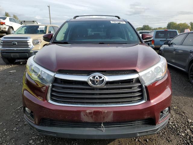 VIN 5TDJKRFH5FS110418 2015 Toyota Highlander, Xle no.5