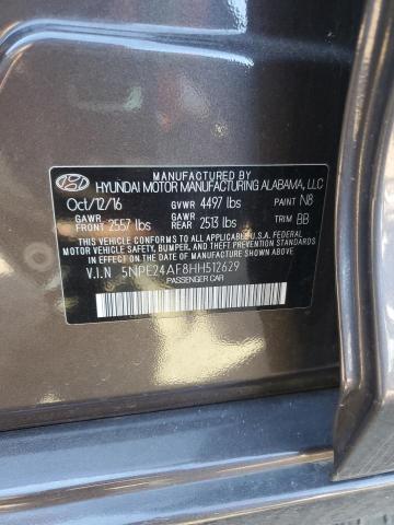 2017 HYUNDAI SONATA SE - 5NPE24AF8HH512629