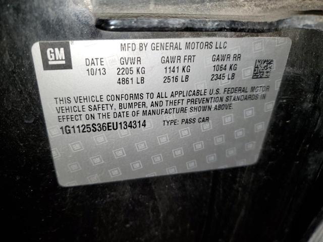 1G1125S36EU134314 | 2014 CHEVROLET IMPALA LT