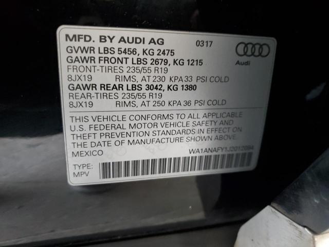 WA1ANAFY1J2012084 2018 AUDI Q5, photo no. 13