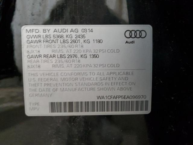 VIN WA1CFAFP5EA096970 2014 Audi Q5, Premium no.14