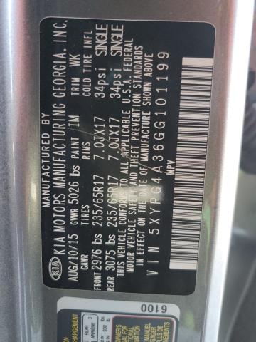2016 KIA SORENTO LX - 5XYPG4A36GG101199