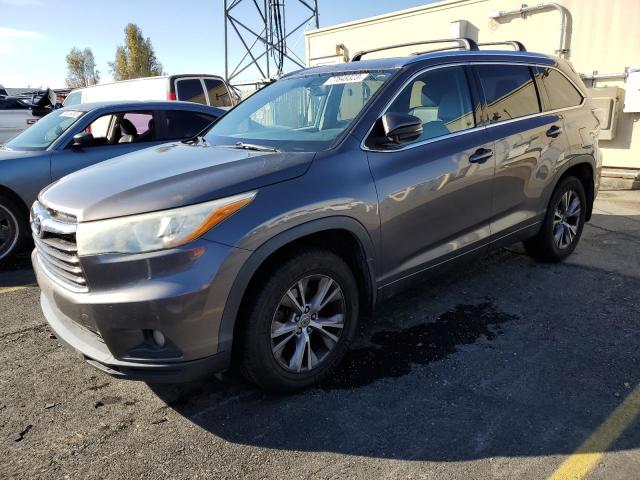 VIN 5TDJKRFH5FS136212 2015 Toyota Highlander, Xle no.1