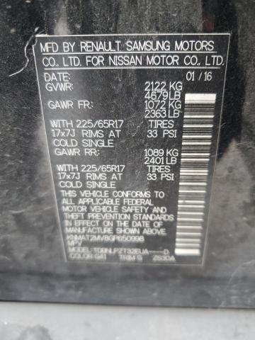 2016 NISSAN ROGUE S - KNMAT2MV8GP650998