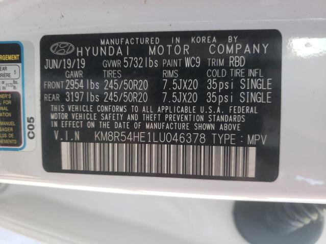 VIN KM8R54HE1LU046378 2020 HYUNDAI PALISADE no.13