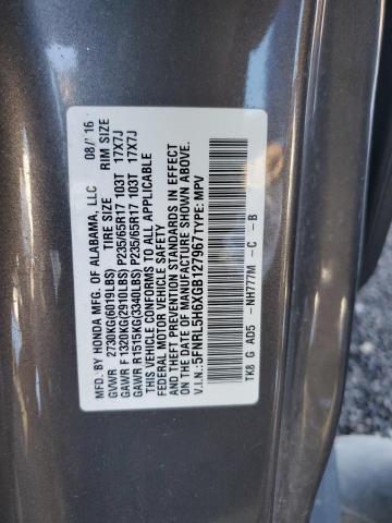 2016 HONDA ODYSSEY EX 5FNRL5H6XGB127967