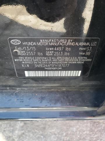 2015 HYUNDAI SONATA SE - 5NPE24AF5FH187077