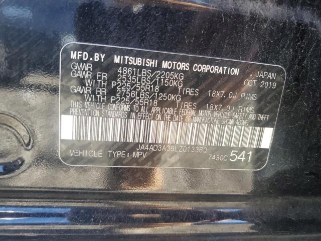 JA4AD3A39LZ013360 | 2020 MITSUBISHI OUTLANDER