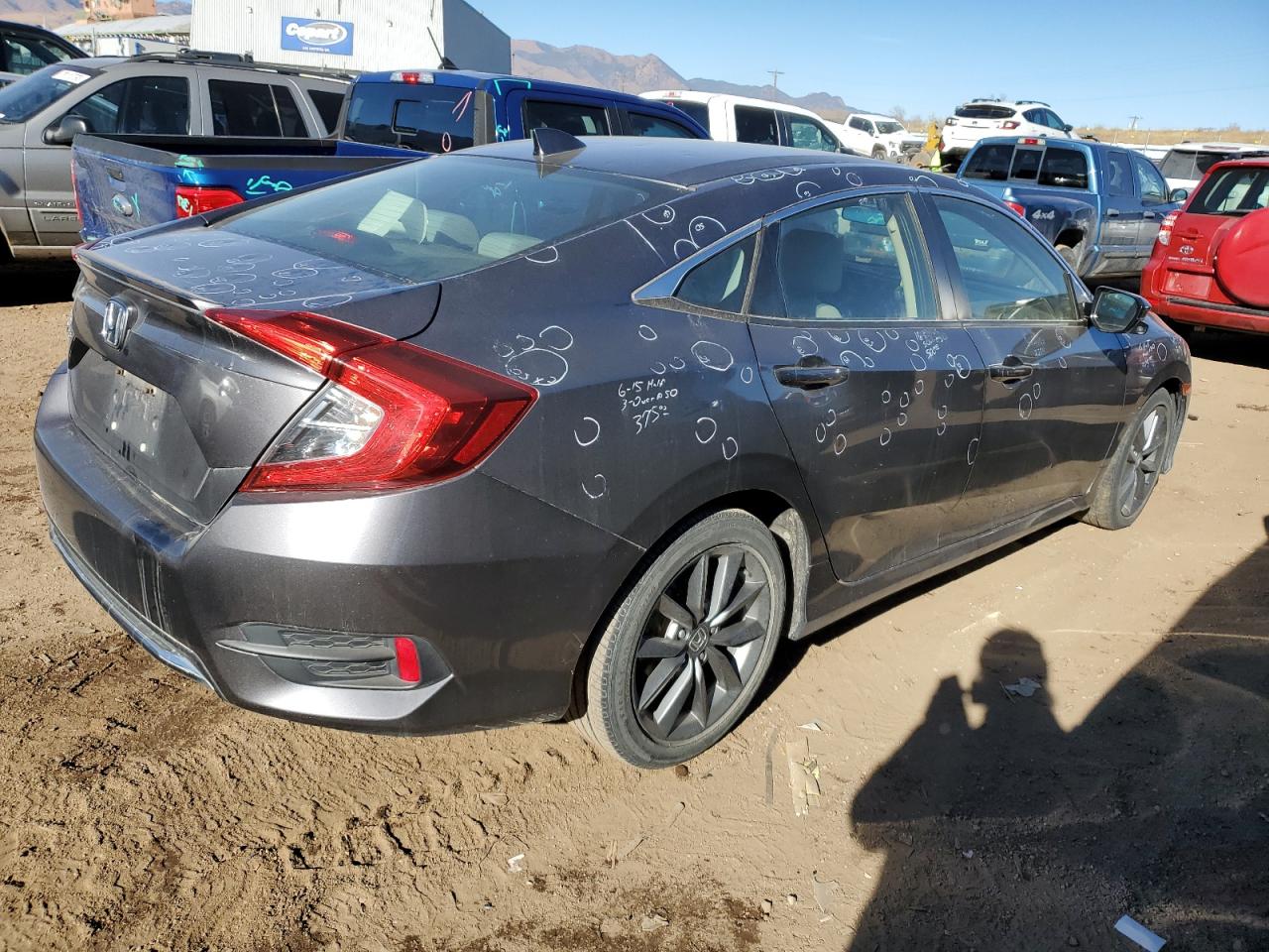 2019 Honda Civic Ex vin: JHMFC1F30KX005460