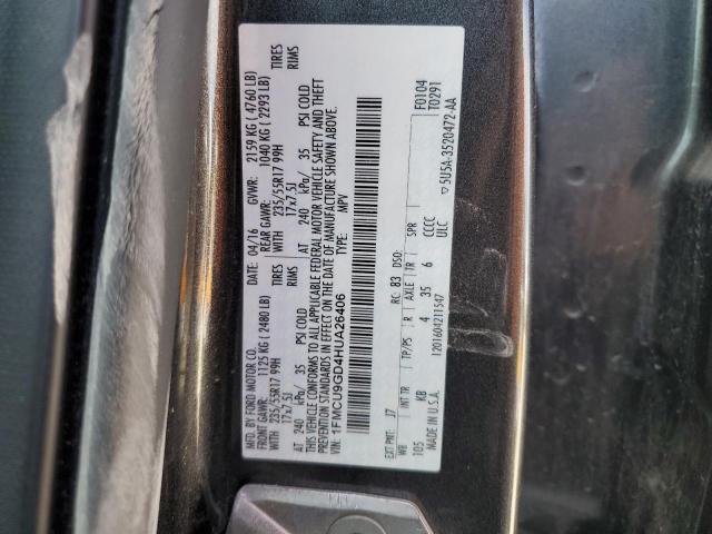 1FMCU9GD4HUA26406 2017 Ford Escape Se