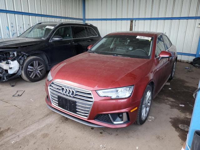 2019 Audi A4 Premium  (VIN: WAUENAF40KN001563)