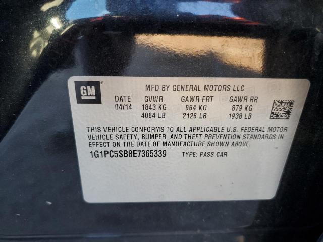 2014 Chevrolet Cruze Lt VIN: 1G1PC5SB8E7365339 Lot: 74769753