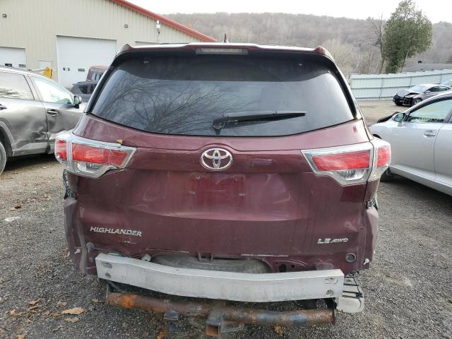 VIN 5TDBKRFH1ES041195 2014 Toyota Highlander, LE no.6