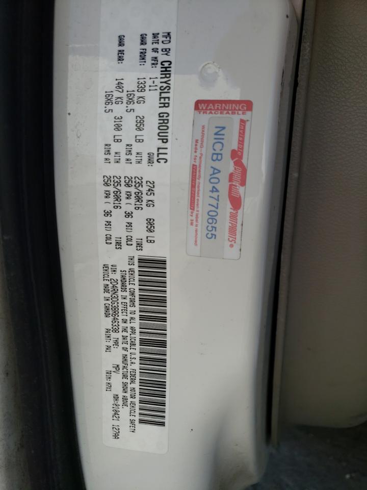 2D4RN3DG3BR646338 2011 Dodge Grand Caravan Mainstreet