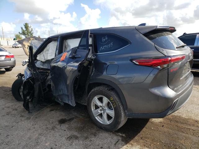 VIN 5TDCZRAH2LS027455 2020 Toyota Highlander, L no.2