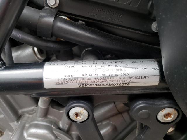 2010 KTM 990 SUPERM VBKVS9405AM970076