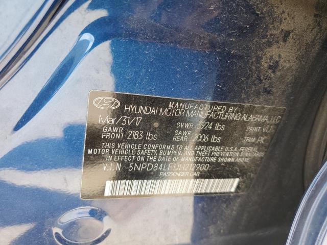5NPD84LF1JH212900 Hyundai ELANTRA SEL