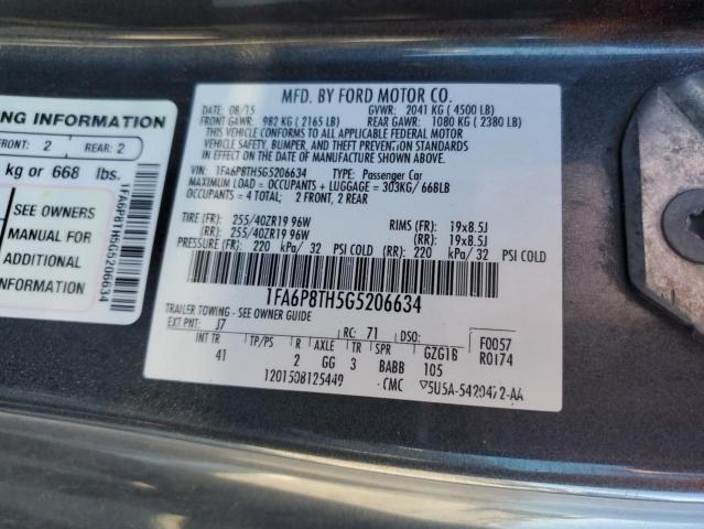 2016 FORD MUSTANG - 1FA6P8TH5G5206634