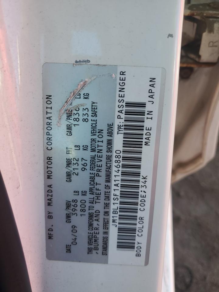 JM1BL1SF1A1146880 2010 Mazda 3 I