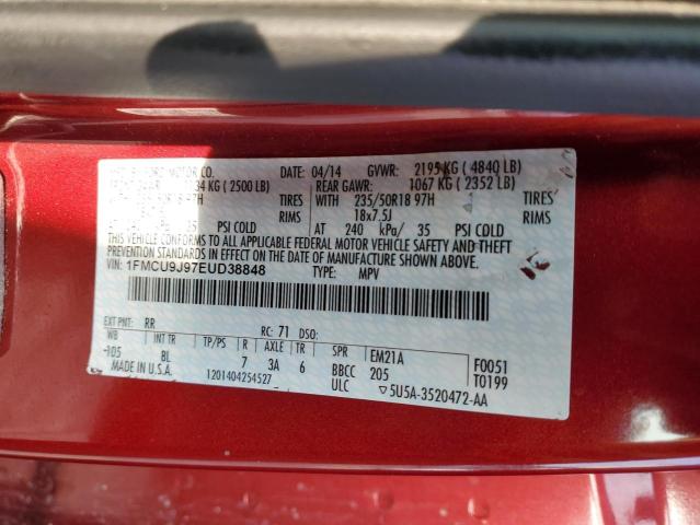 1FMCU9J97EUD38848 Ford Escape Titanium