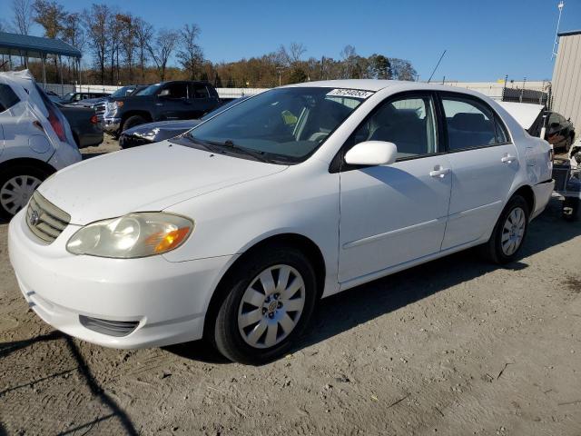 2003 TOYOTA COROLLA CE for Sale | SC - SPARTANBURG | Mon. Jan 01, 2024 ...