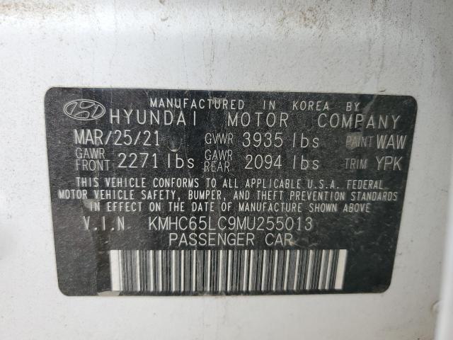 2021 HYUNDAI IONIQ BLUE - KMHC65LC9MU255013