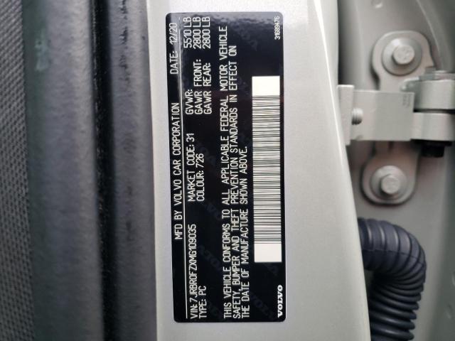 2021 VOLVO S60 T8 REC 7JRBR0FZXMG109035