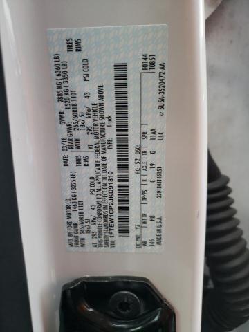 1FTEW1CP2JKD91810 Ford F150 Supercrew
