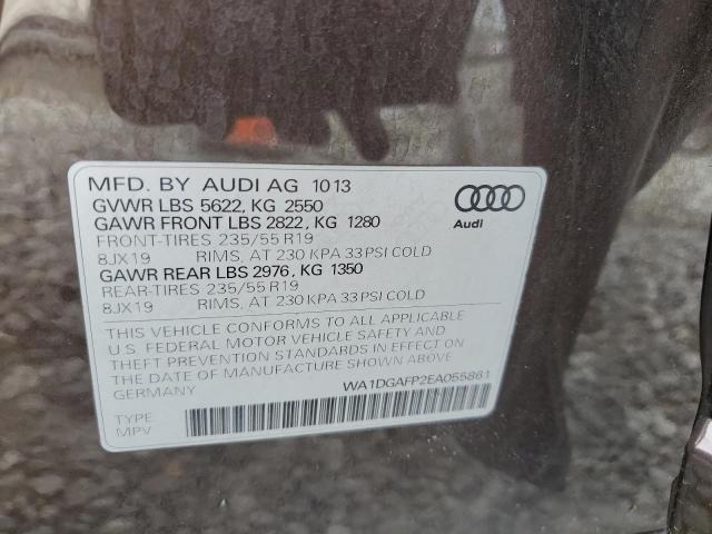 VIN WA1DGAFP2EA055861 2014 Audi Q5, Premium Plus no.14