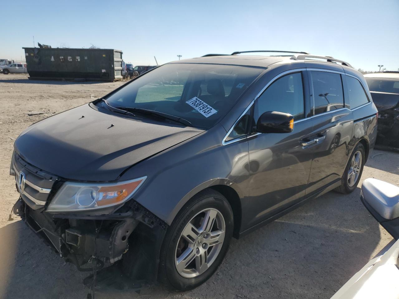 5FNRL5H97DB013222 2013 Honda Odyssey Touring