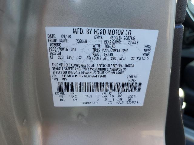 1FMCU9D76BKA47940 2011 Ford Escape Xlt