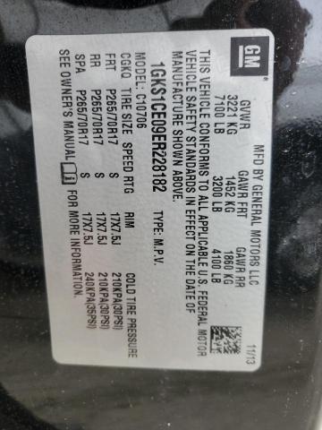 1GKS1CE09ER228182 GMC YUKON SLT