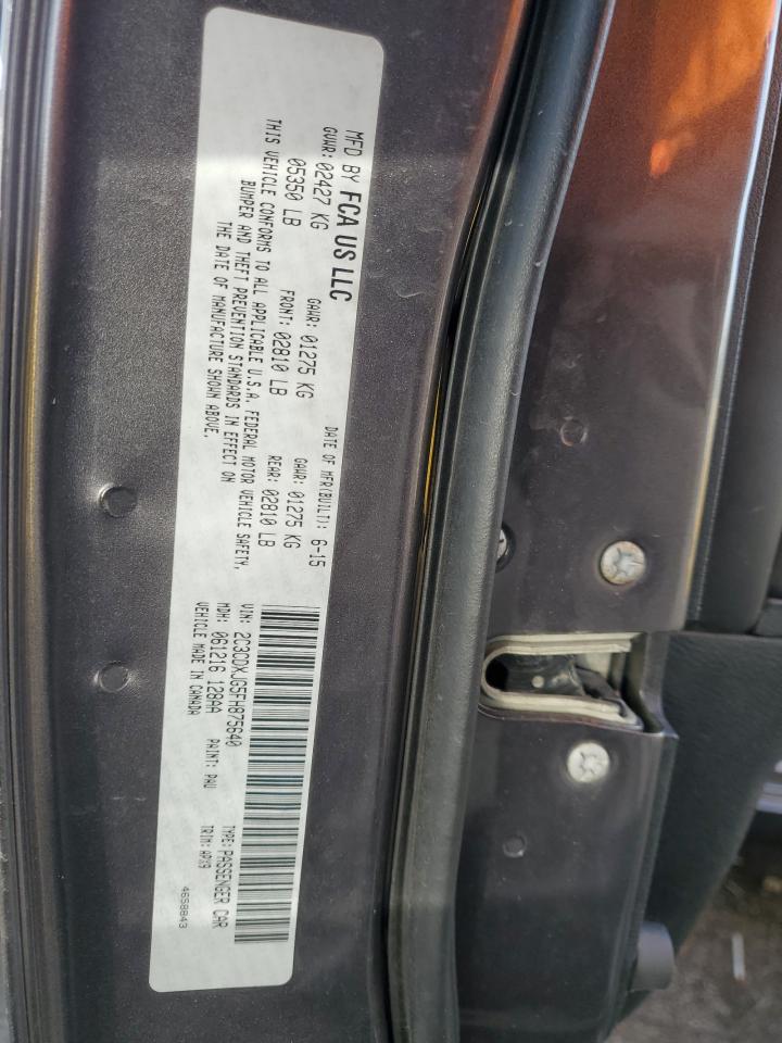 2C3CDXJG5FH875640 2015 Dodge Charger Sxt 2C3CDXJG5FH875640 2015 Dodge Charger Sxt