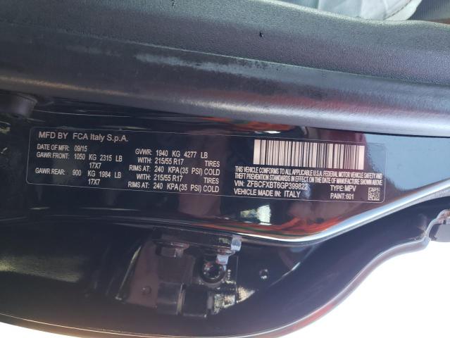 2016 FIAT 500X ZFBCFXBT6GP399822