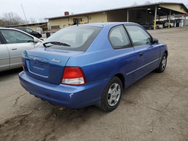 KMHCG35C12U189875 | 2002 Hyundai accent gs