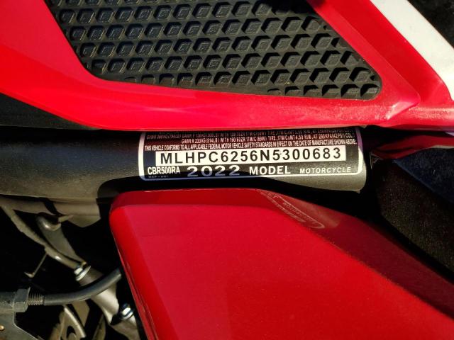 2022 HONDA CBR500 RA MLHPC6256N5300683
