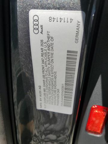 WAUEAAF42NN003511 Audi A4 PREMIUM 12