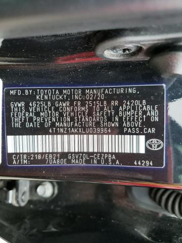 2020 TOYOTA CAMRY TRD - 4T1NZ1AKXLU039964