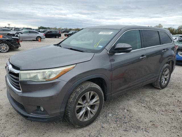 VIN 5TDZKRFH3FS056765 2015 Toyota Highlander, LE no.1